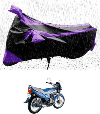 RONISH Waterproof Two Wheeler Cover for LML(Freedom Prima, Purple, Black)