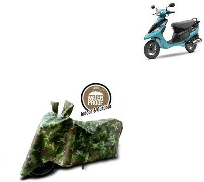 ENTIRELY ELITE Waterproof Two Wheeler Cover for TVS(Pep Plus BS6, Multicolor)