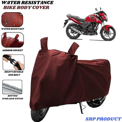 SRP PRODUCT Waterproof Two Wheeler Cover for Honda(SR 160, Maroon)