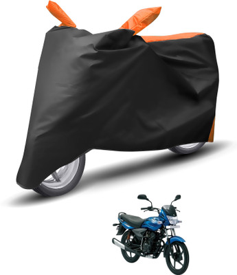 Caronix Waterproof Two Wheeler Cover for Bajaj(Platina 125, Orange)