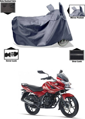 CODOKI Waterproof Two Wheeler Cover for Bajaj(Discover 150 f, Grey)