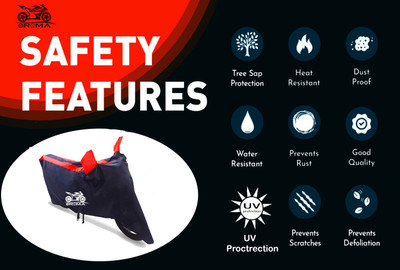 THE REAL ARV Waterproof Two Wheeler Cover for TVS(Zest, Blue, Red)