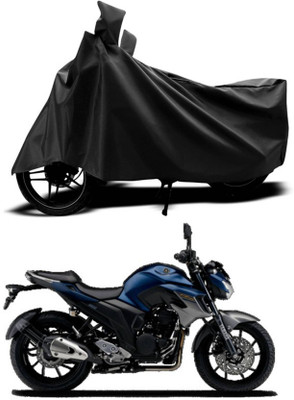 AASHTIK MART Two Wheeler Cover for Yamaha(FZ25 BS6, Black)