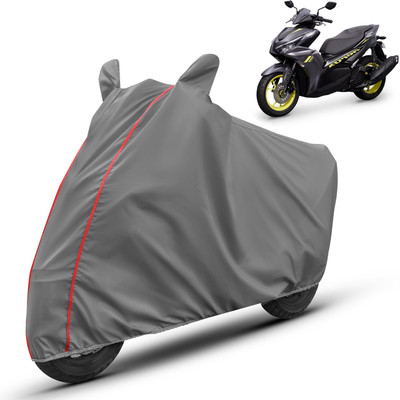 AUTOMOZEXO Waterproof Two Wheeler Cover for Yamaha(Aerox 155 Maxi, Grey)