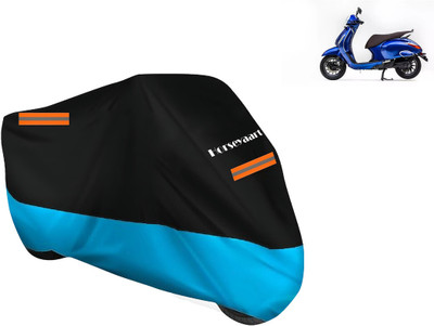 Horseyaart Waterproof Two Wheeler Cover for Bajaj(Chetak, Blue)