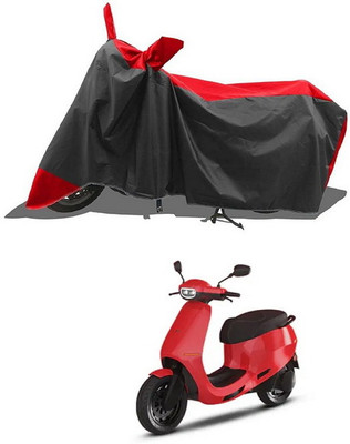 PAGORA Waterproof Two Wheeler Cover for Ola(Red, Black)