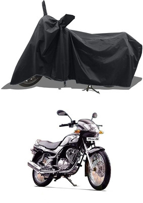 AASHTIK MART Two Wheeler Cover for TVS(Fiero FX, Black)