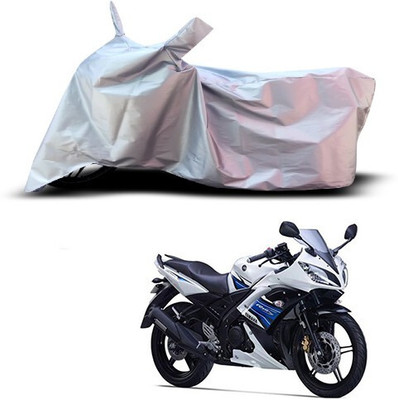 Varnwal E Commerce Waterproof Two Wheeler Cover for Yamaha(YZF R15 S, Silver)