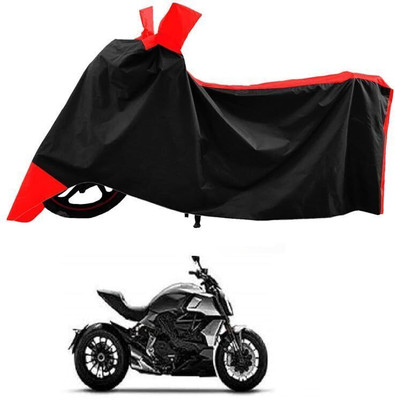 KANISHA ENTERPRISES Waterproof Two Wheeler Cover for Ducati(Diavel, Red, Black)