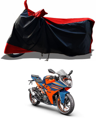 DeepShakshi AUTOMOTIVE Waterproof Two Wheeler Cover for KTM(RC 390, Red)