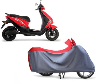 EGAL Two Wheeler Cover for Ampere(Reo Elite BS6, Red)