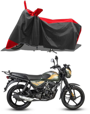 DeepShakshi AUTOMOTIVE Two Wheeler Cover for Bajaj(CT110, Red, Black)