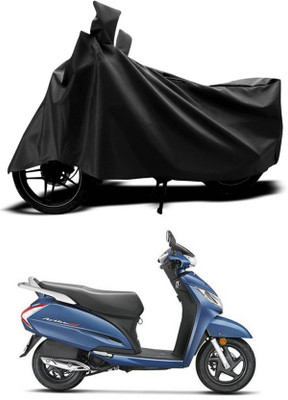 KEDIT Two Wheeler Cover for Honda(Activa 125, Black)