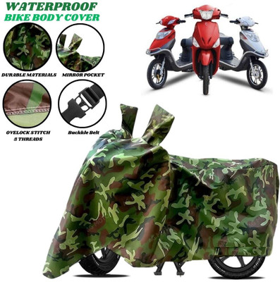 SRP PRODUCT Waterproof Two Wheeler Cover for Hero Electric(Electric Scooter, Green)