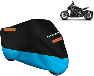 Horseyaart Waterproof Two Wheeler Cover for Ducati(XDiavel, Blue)