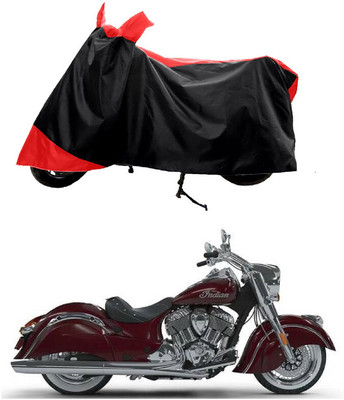GROFATIK Two Wheeler Cover for Indian(Chief Classic, Red)