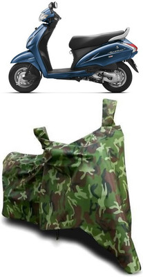 ATBROTHERS Waterproof Two Wheeler Cover for Honda(Activa 3G, Multicolor, Green)