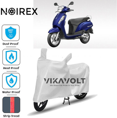 NOIREX Waterproof Two Wheeler Cover for Suzuki(Access 125, Silver)