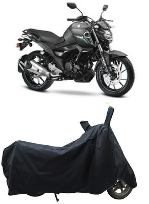 Coxtor Waterproof Two Wheeler Cover for Yamaha(FZ S V3.0 FI, Black)