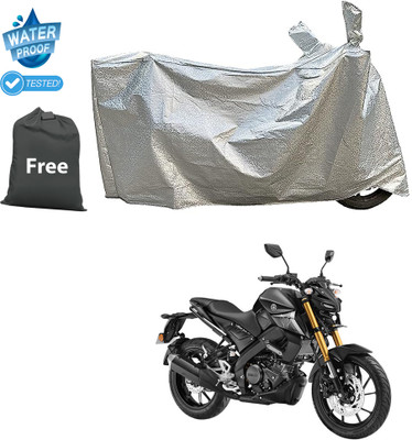 CODOKI Waterproof Two Wheeler Cover for Yamaha(MT 15 New, Silver)