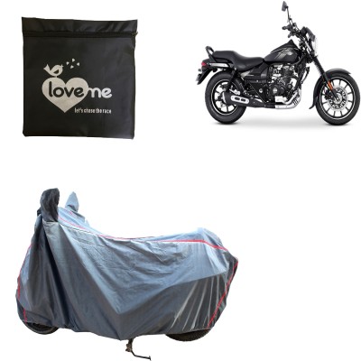 Love Me Two Wheeler Cover for Bajaj(Avenger Street 160, Silver)