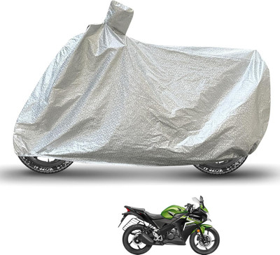 Caronix Waterproof Two Wheeler Cover for Honda(CBR 150R, Silver)