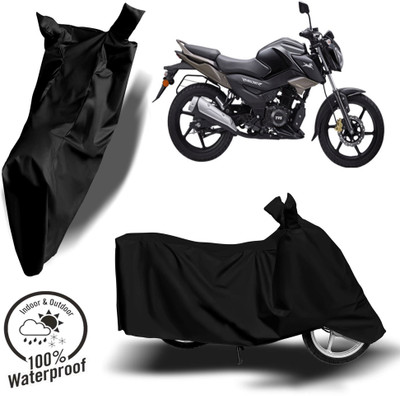 Autoinnovation Waterproof Two Wheeler Cover for TVS(Raider, Black)