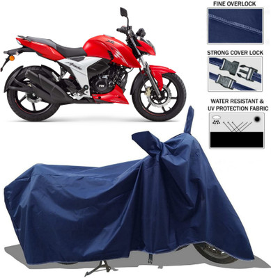sowelar Waterproof Two Wheeler Cover for TVS(Apache RTR 160 4V, Blue)