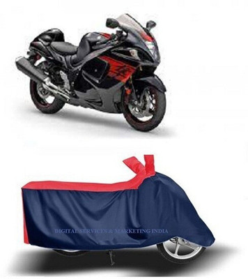 DeepShakshi AUTOMOTIVE Waterproof Two Wheeler Cover for Suzuki(GSX R1300 Hayabusa, Blue)