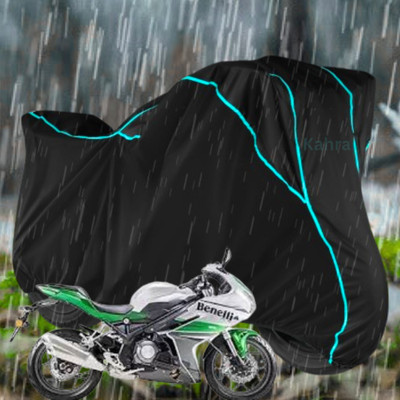 KAHRA Waterproof Two Wheeler Cover for Benelli(302R, Black)