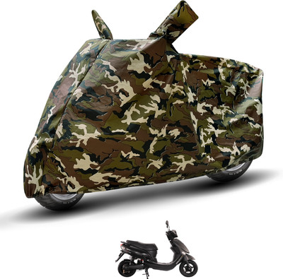 Auto Hub Waterproof Two Wheeler Cover for Hero(Electric Photon, Brown)