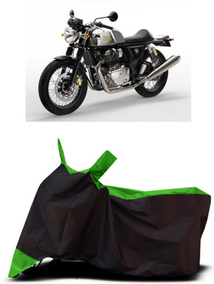 VESMEI Two Wheeler Cover for Royal Enfield(650GT BS6, Green)