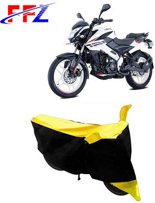 FFZ Waterproof Two Wheeler Cover for Bajaj(Pulsar NS 200, Black, Yellow)
