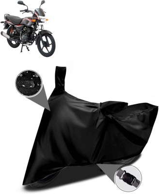 DeepShakshi AUTOMOTIVE Two Wheeler Cover for Bajaj(Platina 125, Black)