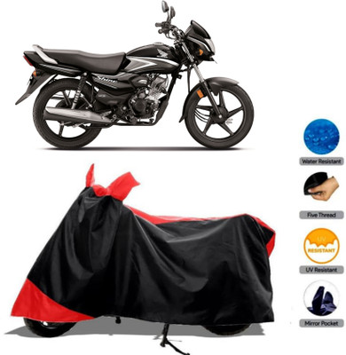 WMIZEXA Waterproof Two Wheeler Cover for Honda(CB Shine, Red)