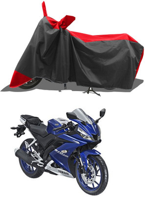 Romeiz Two Wheeler Cover for Yamaha(YZF R15 V3.0, Red, Black)