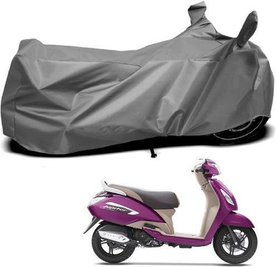 DeepShakshi AUTOMOTIVE Waterproof Two Wheeler Cover for TVS(Jupiter, Grey)