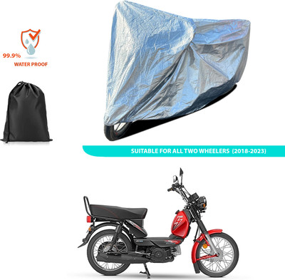 PAGORA Waterproof Two Wheeler Cover for TVS(XL 100 Comfort, Silver)