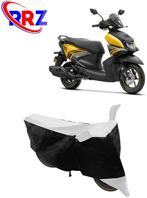 RRZ Waterproof Two Wheeler Cover for Yamaha(RayZR 125 Fi, Black, White)