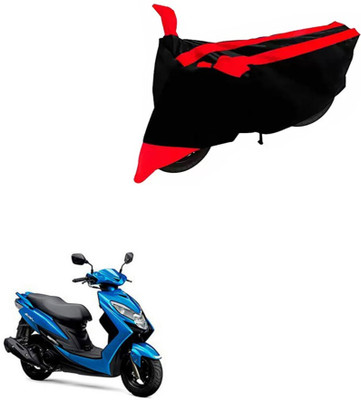 DeepShakshi AUTOMOTIVE Two Wheeler Cover for Suzuki(Swish, Black, Red)