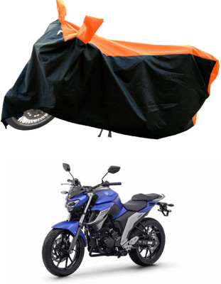 DeepShakshi AUTOMOTIVE Two Wheeler Cover for Yamaha(FZ25, Orange)