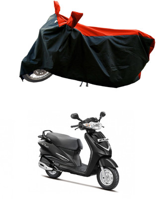 AESTRYD Two Wheeler Cover for Hero(Duet 125 CC BS6, Red)