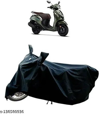 gurukul mart Waterproof Two Wheeler Cover for Hero(Activa 6G, Black)