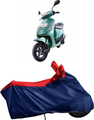 DeepShakshi AUTOMOTIVE Waterproof Two Wheeler Cover for Mahindra(Kine, Blue, Red)