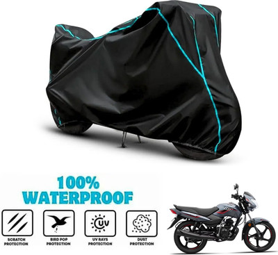 ANTHUB Waterproof Two Wheeler Cover for TVS(Sport, Black)