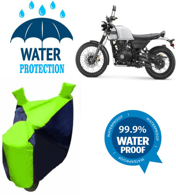 Mdstar Waterproof Two Wheeler Cover for Royal Enfield(Scrambler, Multicolor)