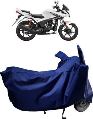 Amexride Two Wheeler Cover for Hero(Ignitor, Blue)