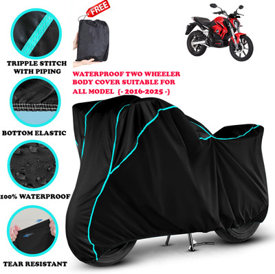 SThanaveX Waterproof Two Wheeler Cover for Revolt(RV 400, Black)