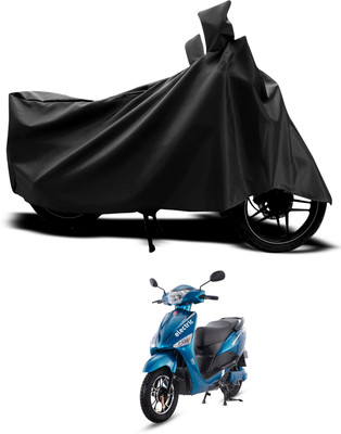 CODOKI Waterproof Two Wheeler Cover for Hero(Electric Optima, Black)