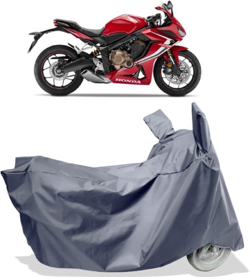 Amexride Two Wheeler Cover for Honda(CBR650R, Grey)
